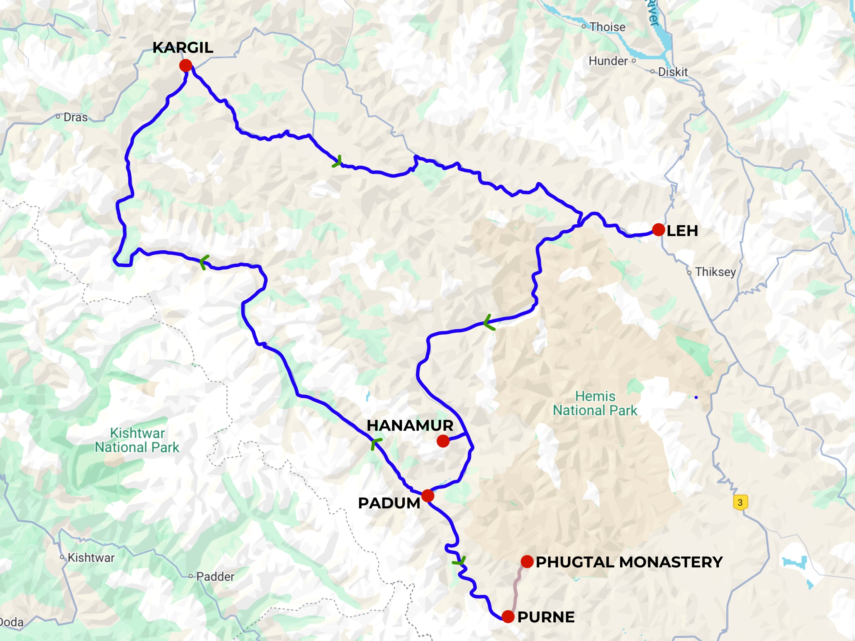 Route map