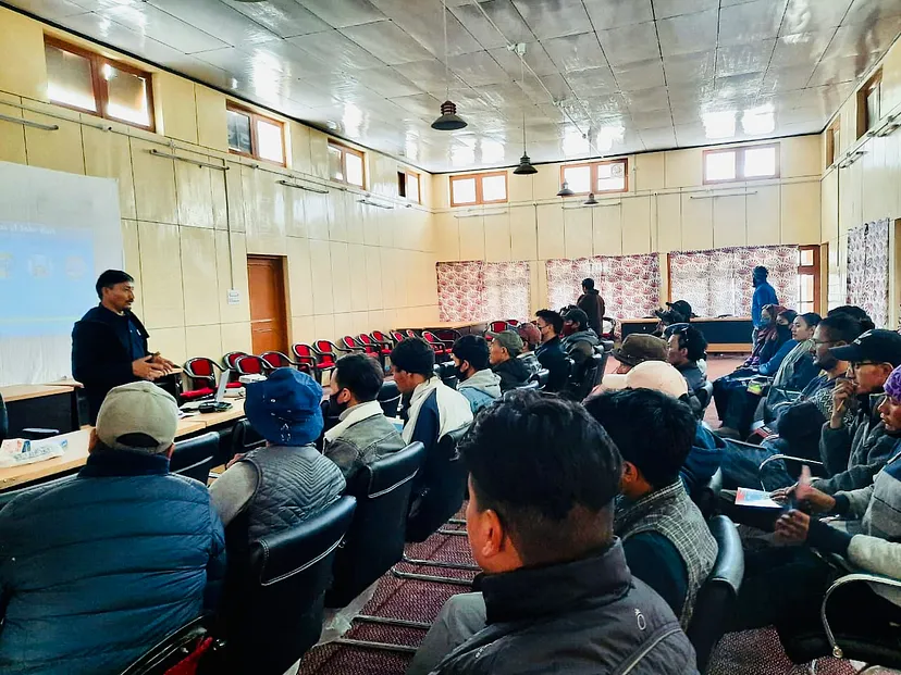 Lead Trainer conducting Classes with 38 youth in Attendance