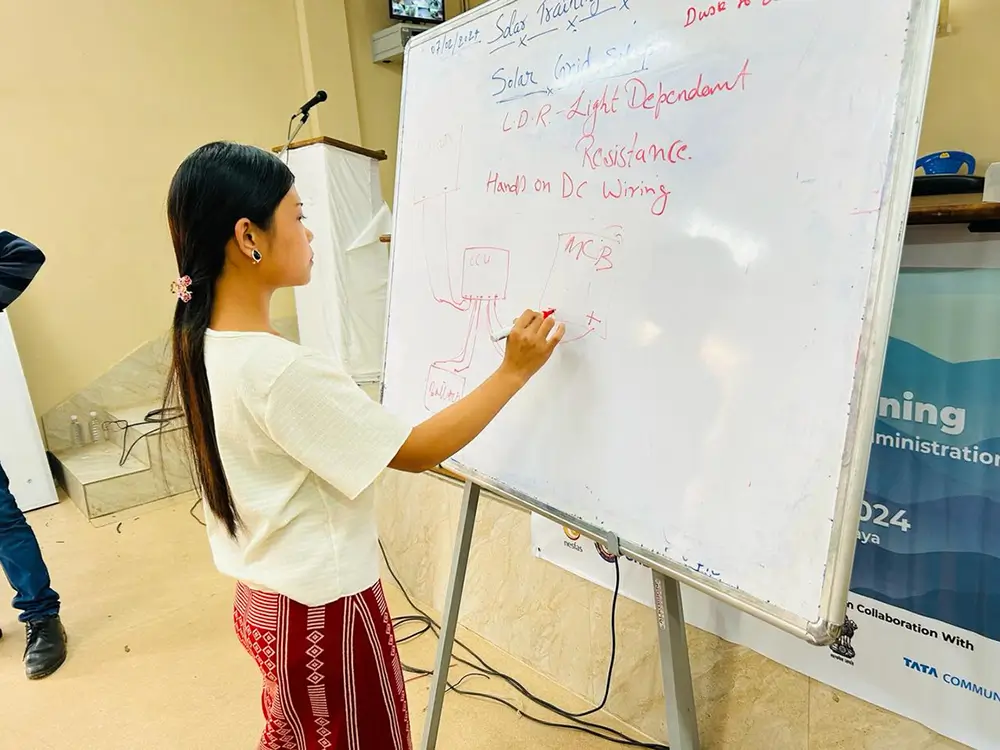 Training as Solar Engineers
