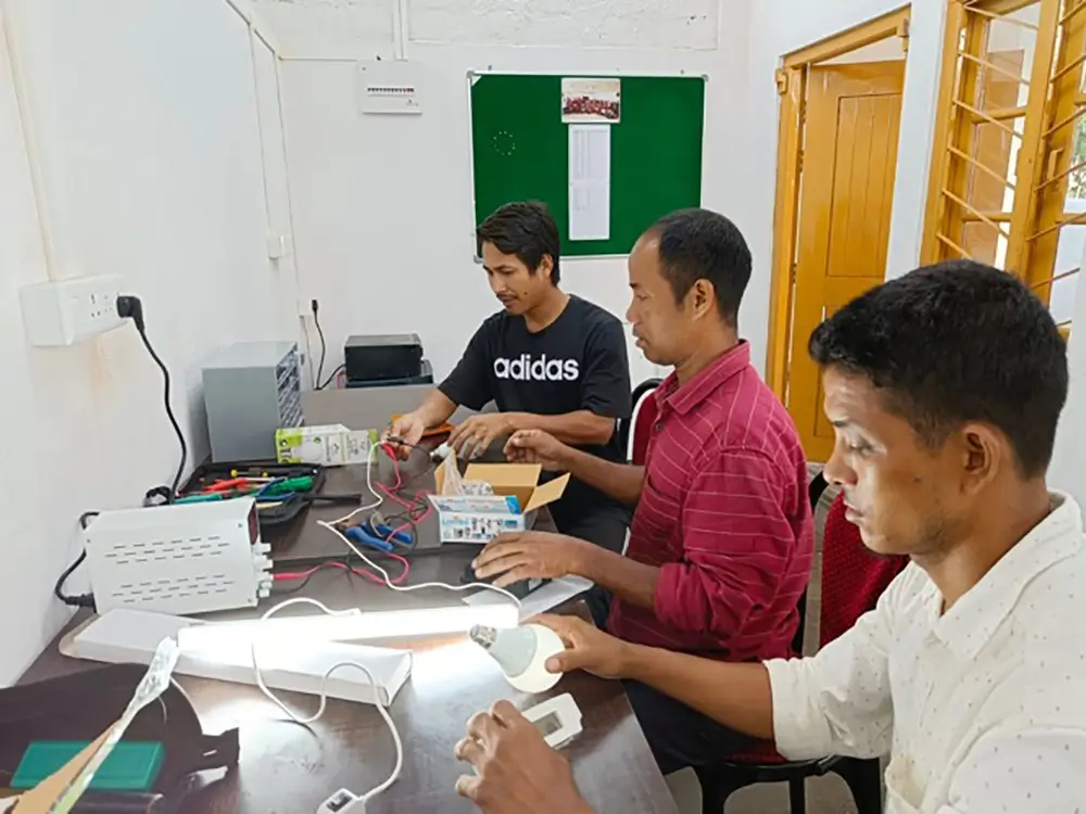 Engineers at Service Centre