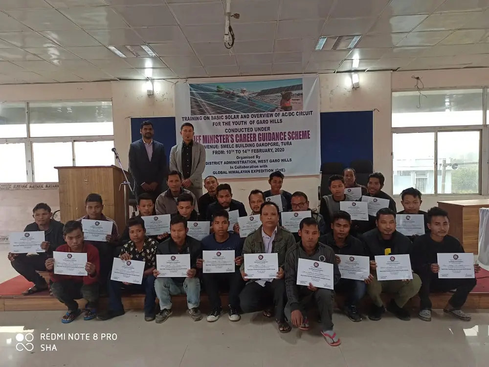Training of Local Youth on Solar